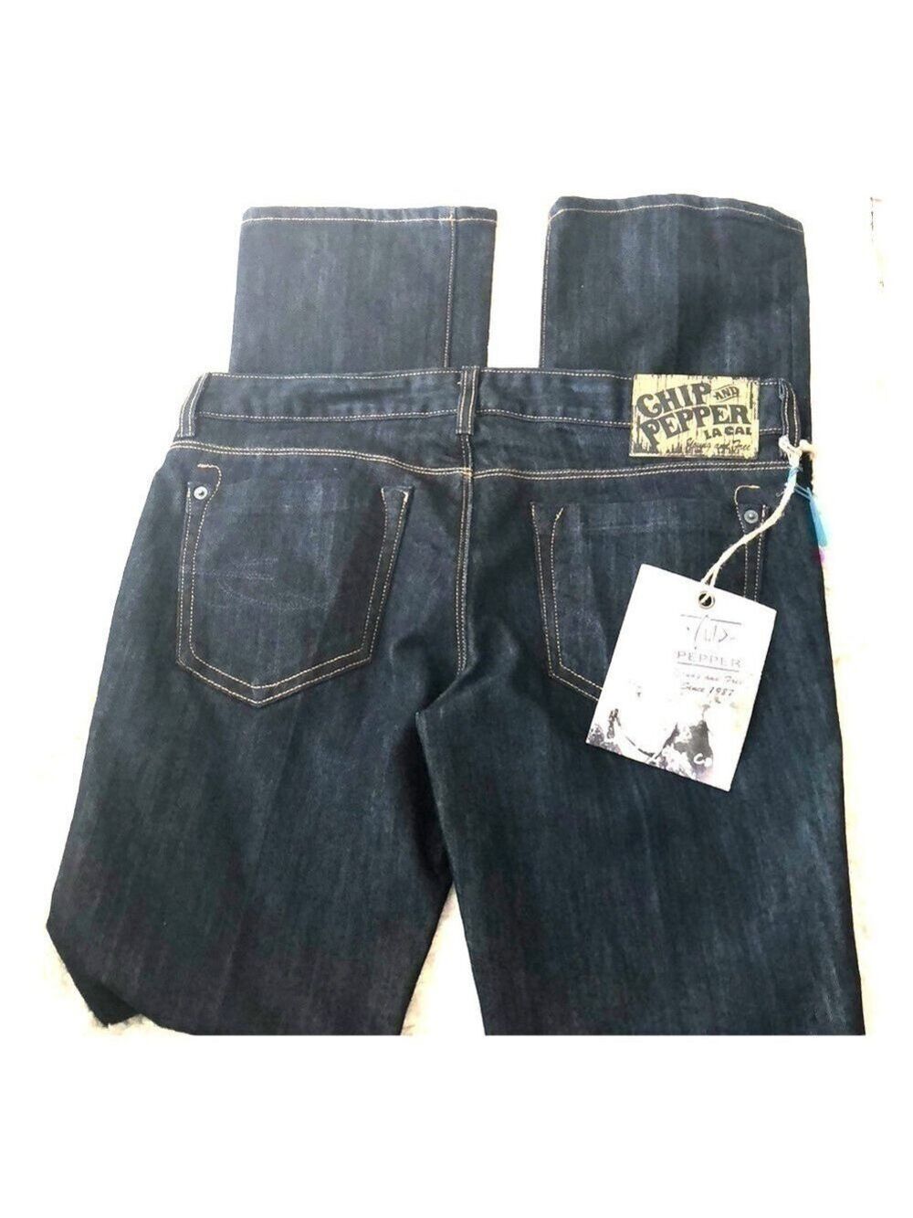 NEW - Vintage 80's Chip & Pepper Stella St.Leg Pants Vanhorn Dark Wash Jeans 31 - Picture 3 of 8